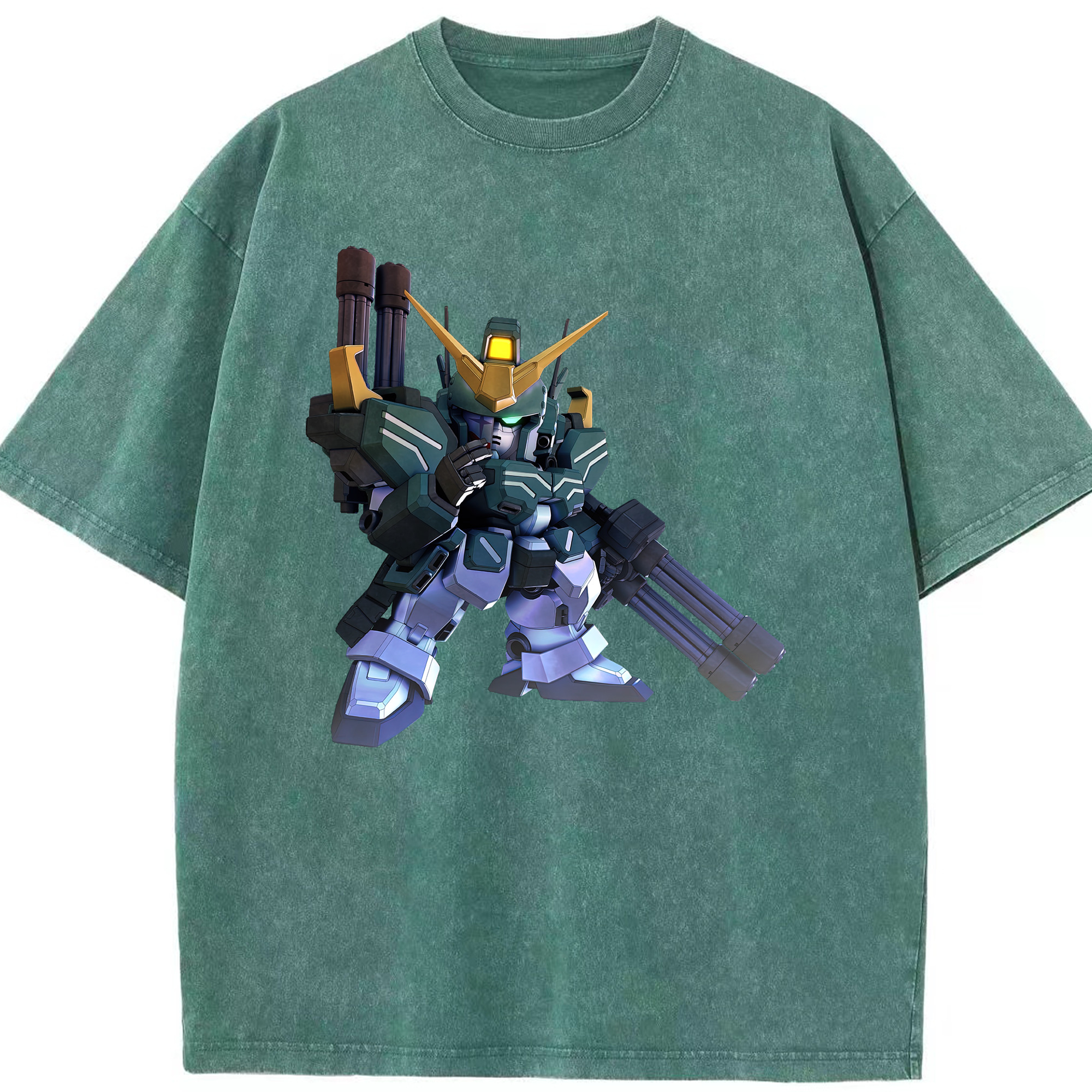 （画像用） 機動戦士ガンダム Mobile Suit Gundam 綿100% ヴィンテージ風 半袖Tシャツ（フロントプリント）